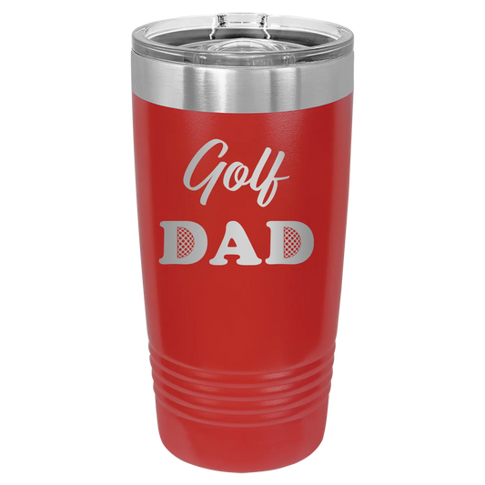 Golf Dad2 20 oz Tumbler | Red