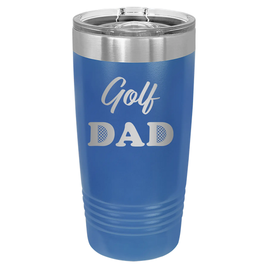 Golf Dad2 20 oz Tumbler | Royal Blue