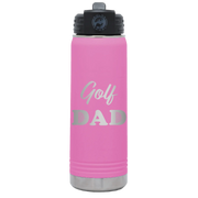 Golf Dad2 20 oz Water Bottle | Light Purple
