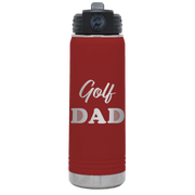 Golf Dad2 20 oz Water Bottle | Maroon