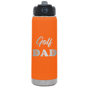 Golf Dad2 20 oz Water Bottle | Orange
