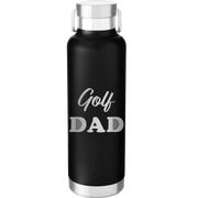 Golf Dad2 24 oz Water Bottle | Black