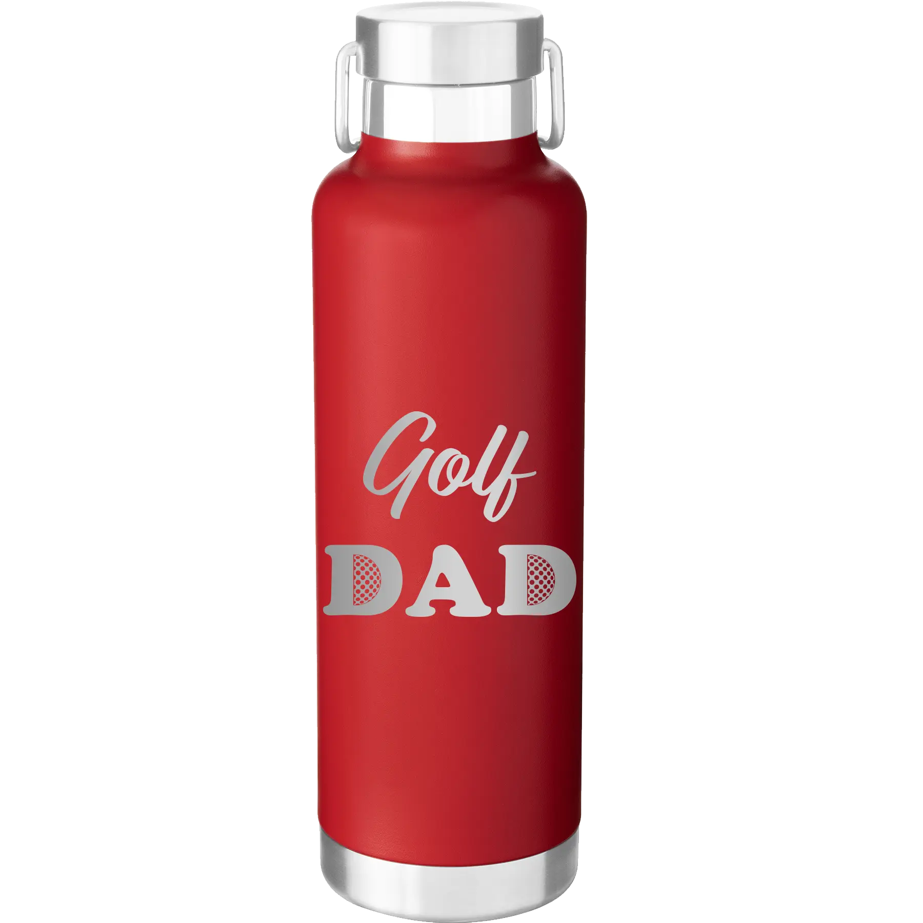 Golf Dad2 24 oz Water Bottle | Red