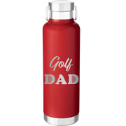 Golf Dad2 24 oz Water Bottle | Red