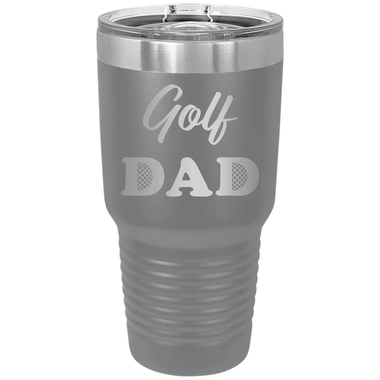 Golf Dad2 30 oz Tumbler | Dark Gray