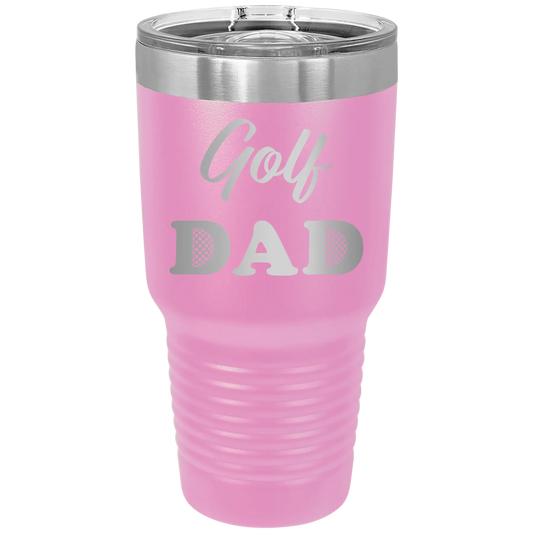 Golf Dad2 30 oz Tumbler | Light Purple