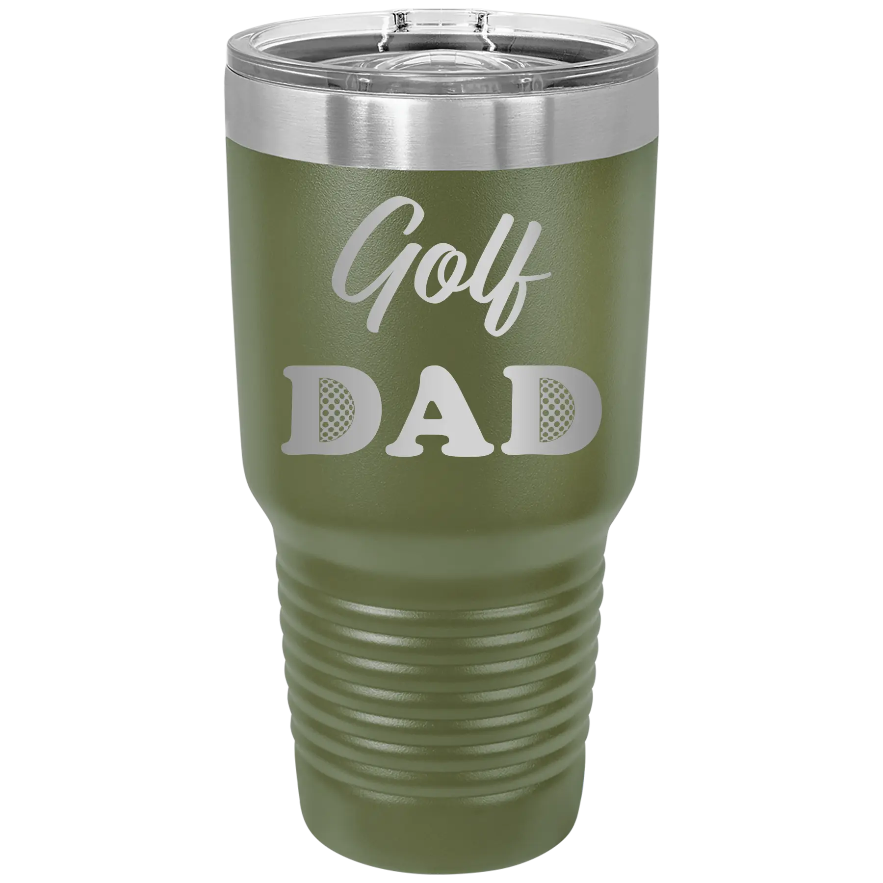 Golf Dad2 30 oz Tumbler | Olive Green