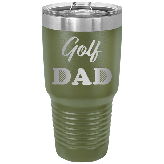 Golf Dad2 30 oz Tumbler | Olive Green