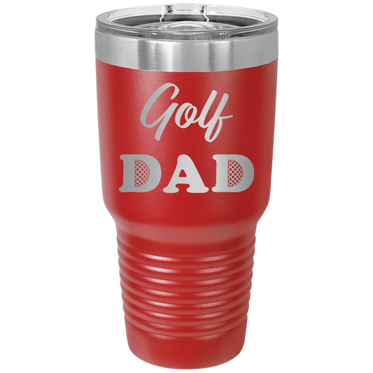 Golf Dad2 30 oz Tumbler | Red