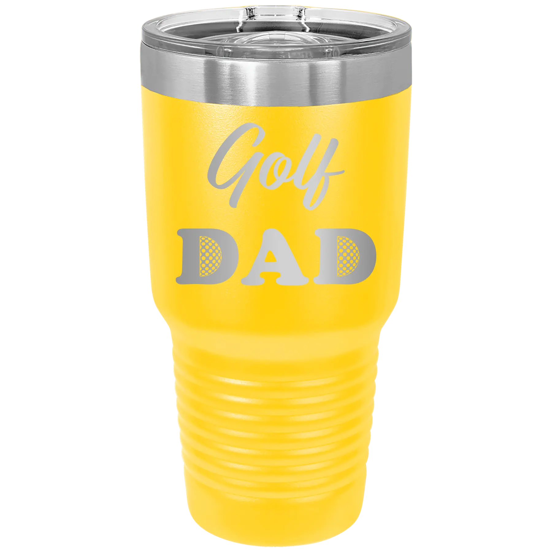 Golf Dad2 30 oz Tumbler | Yellow