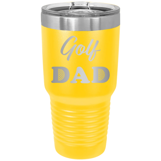 Golf Dad2 30 oz Tumbler | Yellow