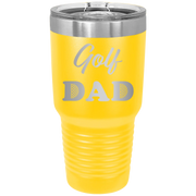 Golf Dad2 30 oz Tumbler | Yellow