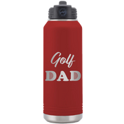 Golf Dad2 32 oz Water Bottle | Maroon