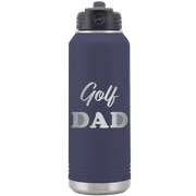 Golf Dad2 32 oz Water Bottle | Navy