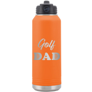 Golf Dad2 32 oz Water Bottle | Orange