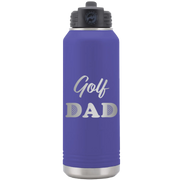 Golf Dad2 32 oz Water Bottle | Purple