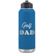 Golf Dad2 32 oz Water Bottle | Royal Blue