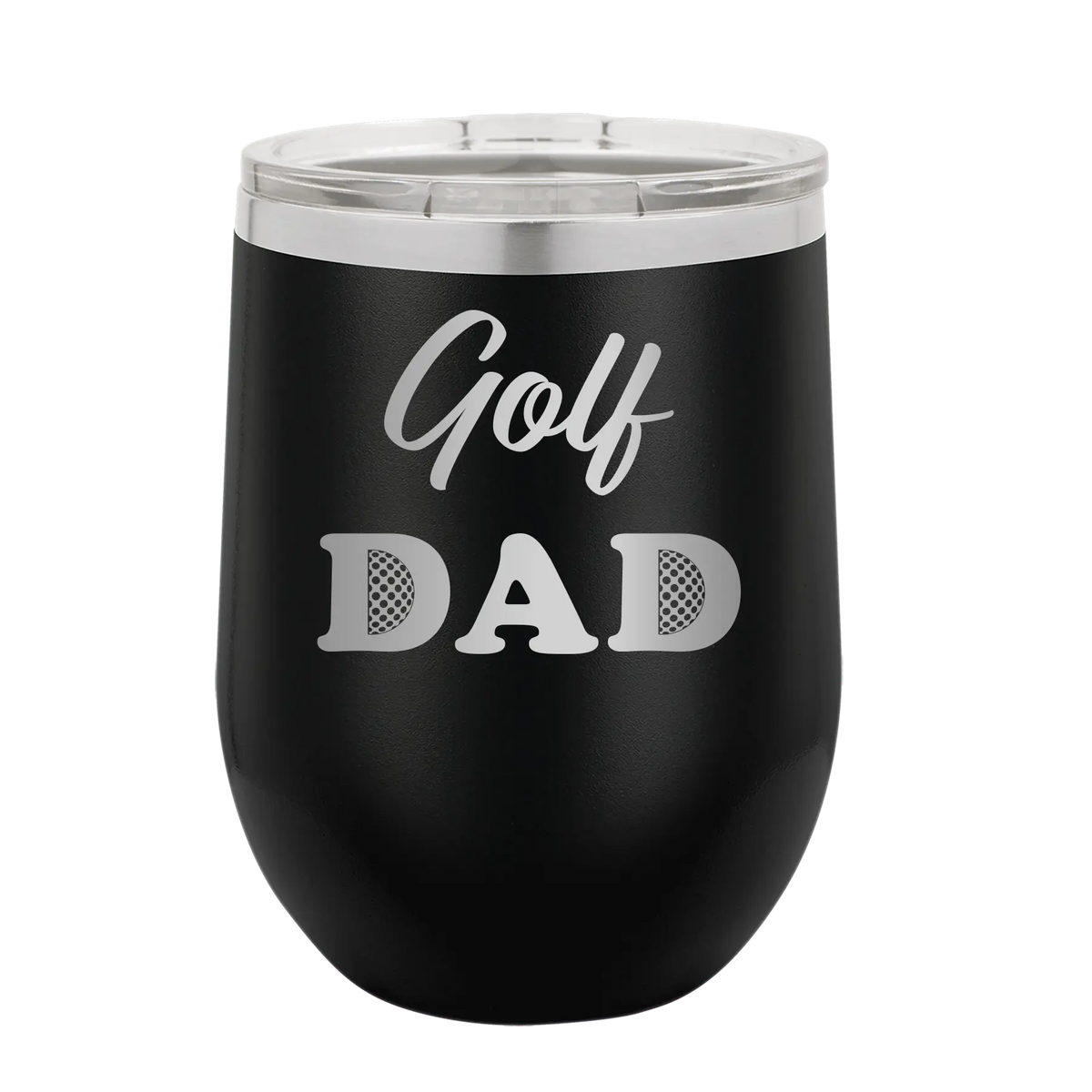 Golf Dad2 Wine Cup | Black