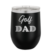 Golf Dad2 Wine Cup | Black