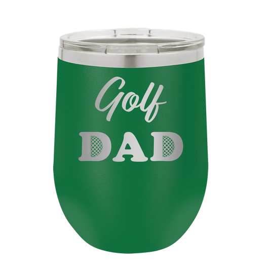 Golf Dad2 Wine Cup | Green