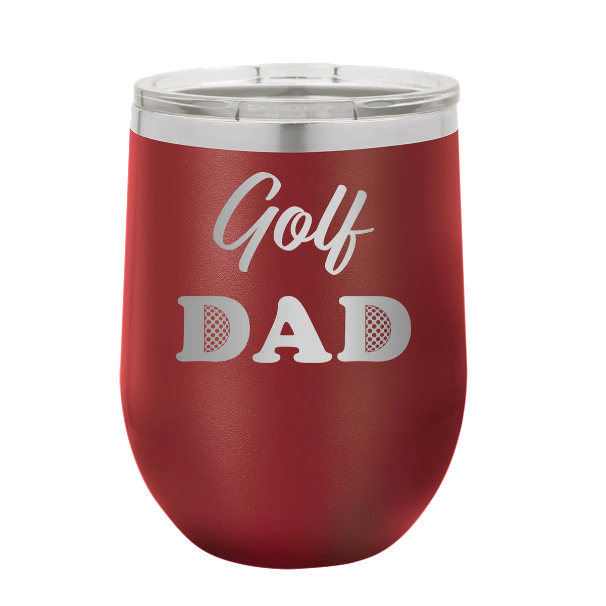 Golf Dad2 Wine Cup | Maroon