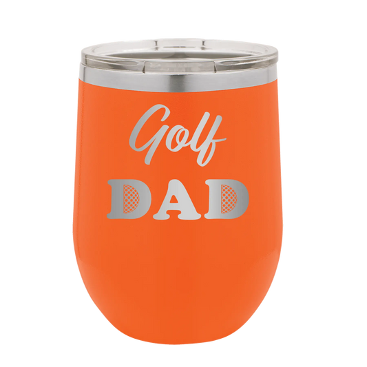 Golf Dad2 Wine Cup | Orange