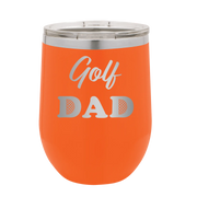 Golf Dad2 Wine Cup | Orange