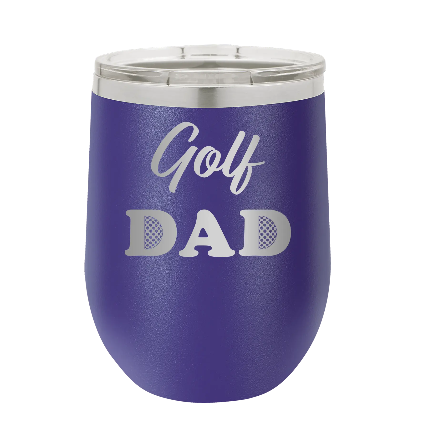 Golf Dad2 Wine Cup | Purple