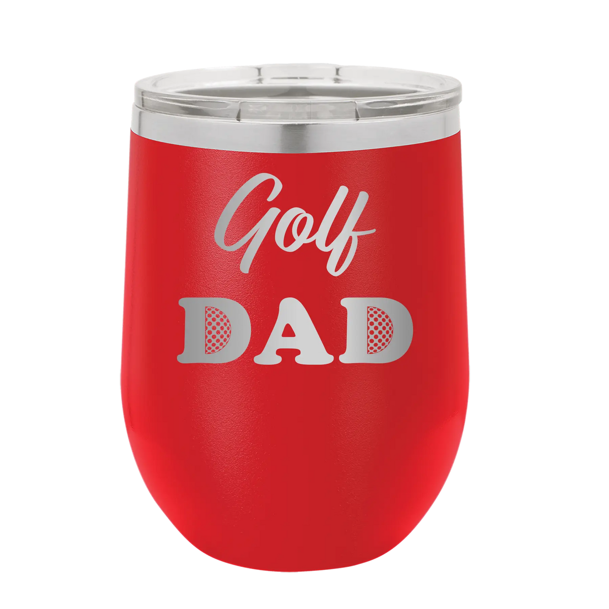 Golf Dad2 Wine Cup | Red