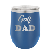 Golf Dad2 Wine Cup | Royal Blue