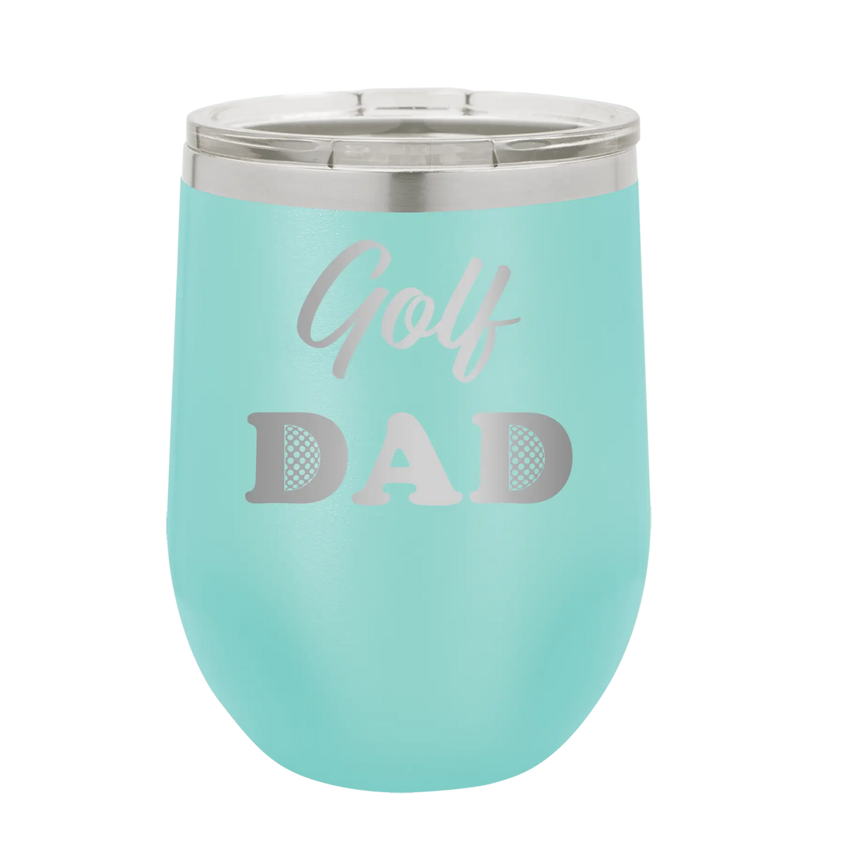 Golf Dad2 Wine Cup | Teal