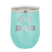 Golf Dad2 Wine Cup | Teal