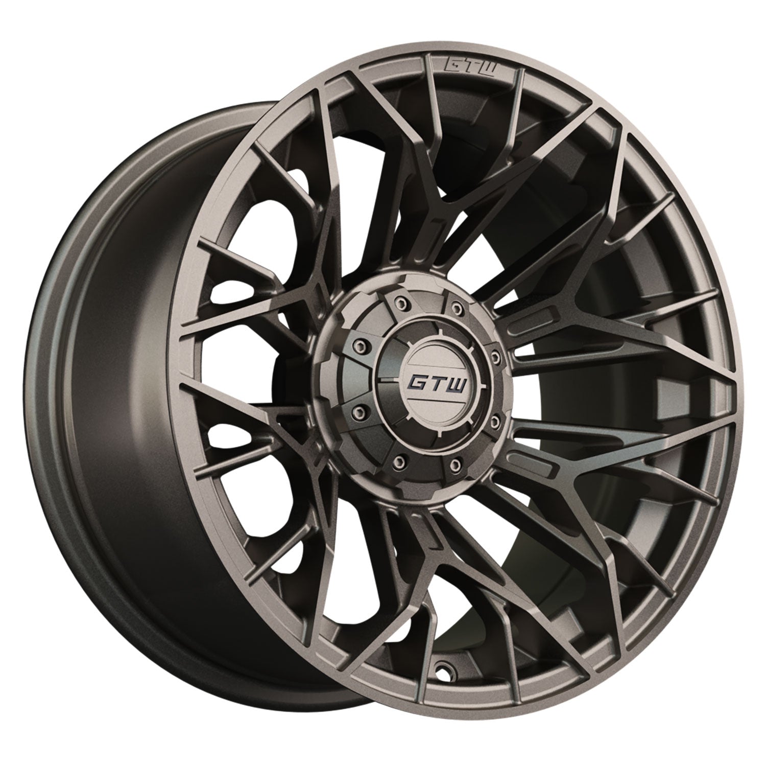 Stellar 14 inch GTW golf cart wheel - Matte Bronze