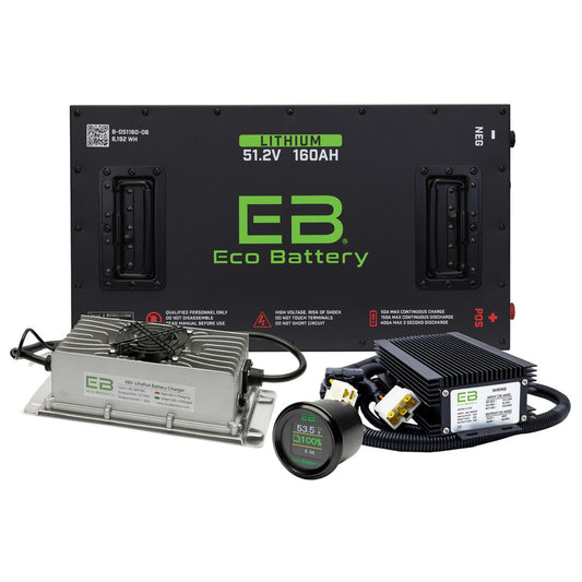 Eco Battery 48V - 160AH Gen3 Lithium Battery Combo - Yamaha G29 Drive (2007-2010)