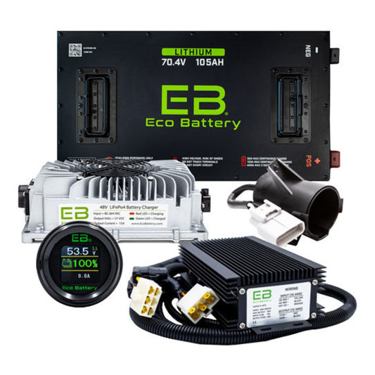 Eco Battery 70V - 105AH Gen3 Lithium Battery Combo - Yamaha G29 Drive [2007-2010]