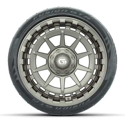 GTW® Barricade Satin Bronze 15 in Wheels with 215/40-R15 Fus - front