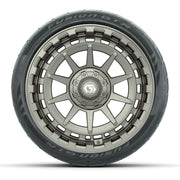 GTW® Barricade Satin Bronze 15 in Wheels with 215/40-R15 Fus - front