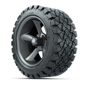 Set of (4) 14 in GTW Godfather Wheels with 22x10-14 GTW Timb - 3/4 view