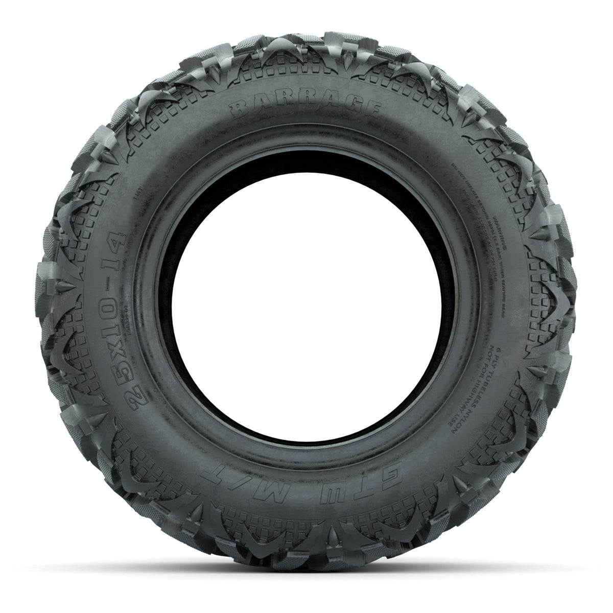 25x10-14 GTW® Barrage Mud Tire