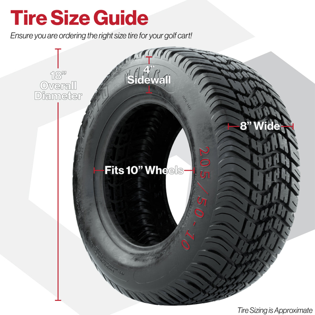 205/50-10 GTW® Mamba Street Tire
