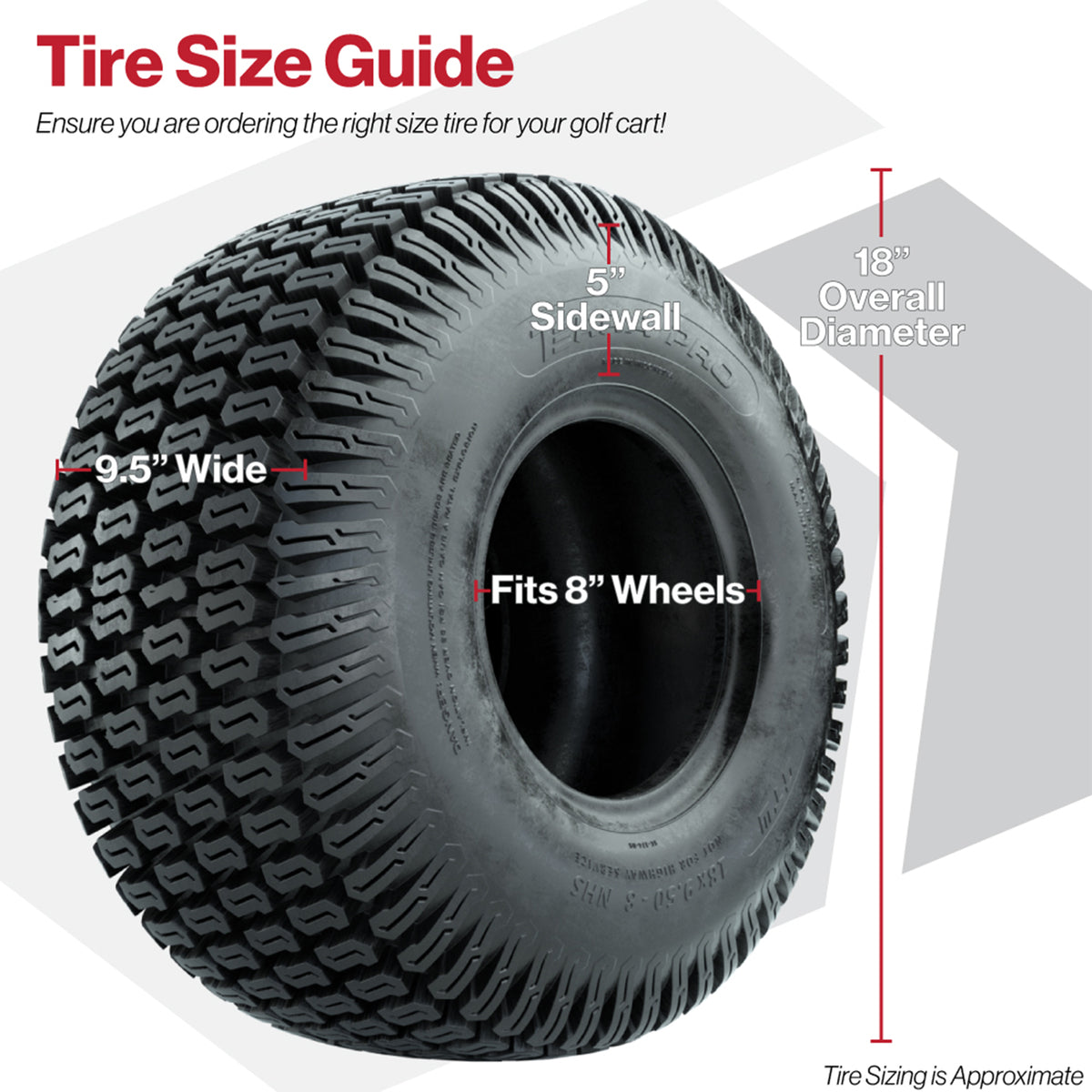 18x9.50-8 GTW® Terra Pro S-Tread Traction Tire