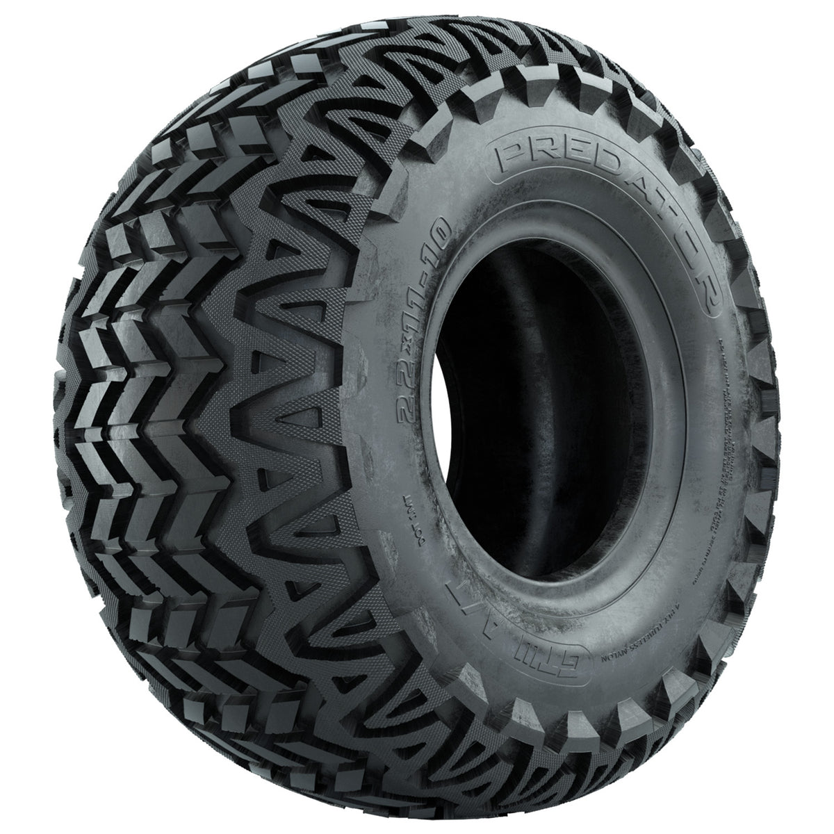 Predator 22 inch GTW golf cart A/T tire - size: 22x11-10