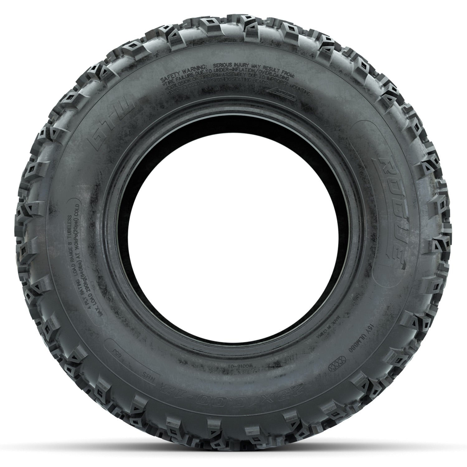 Rogue 23 inch GTW golf cart A/T tire - 23x10-12