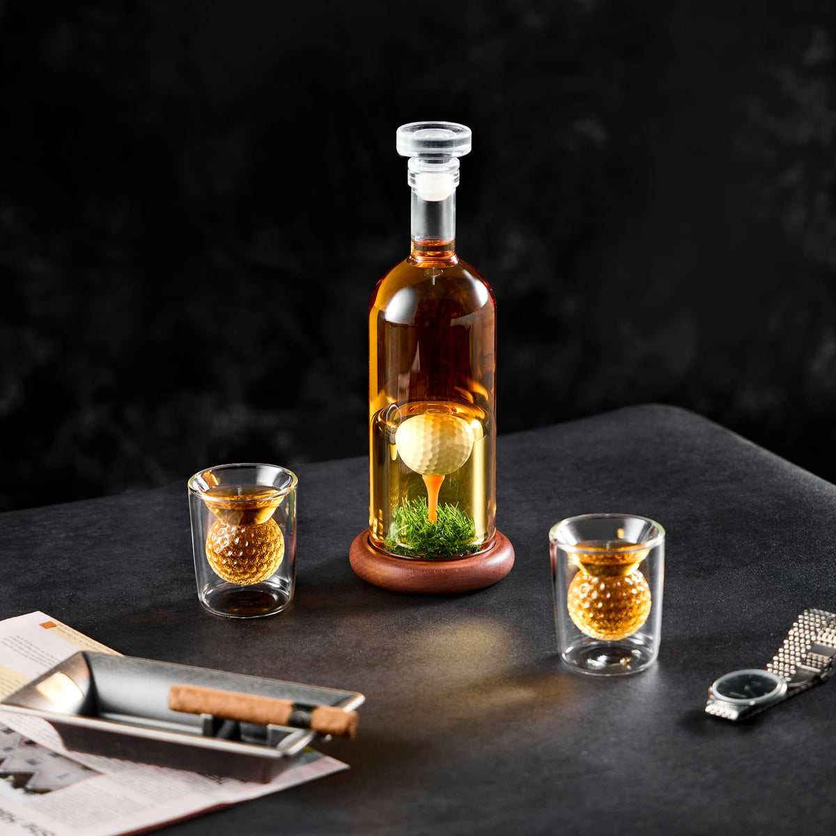 Golf Liquor Decanter Set