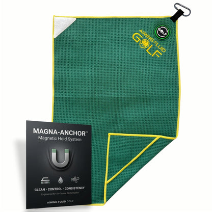 Magna-Anchor™ Magnetic Golf Towel – Stubby (16×24)