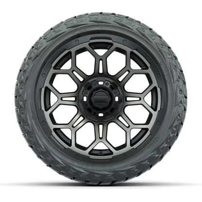 GTW Bravo Matte Bronze 14 in Wheels with 23x10.00-R14 Maveri - front view