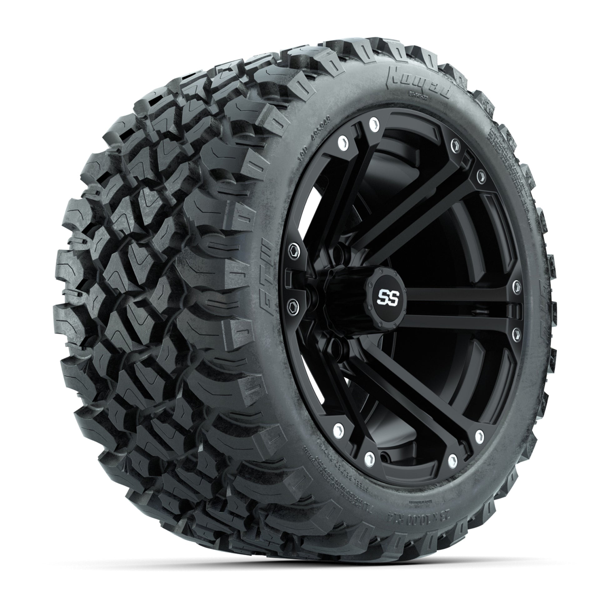 Set of (4) 14 in GTW Specter Wheels with 23x10-14 GTW Nomad All-Terrain Tires