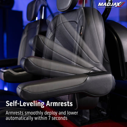 MadJax® EZGO RXV/L4/S4/Valor Caramel Commander Front Seat Cushions