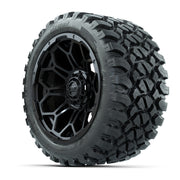 Set of (4) 14 in GTW Bravo Wheels with 23x10-14 GTW Nomad Al - 3/4 view