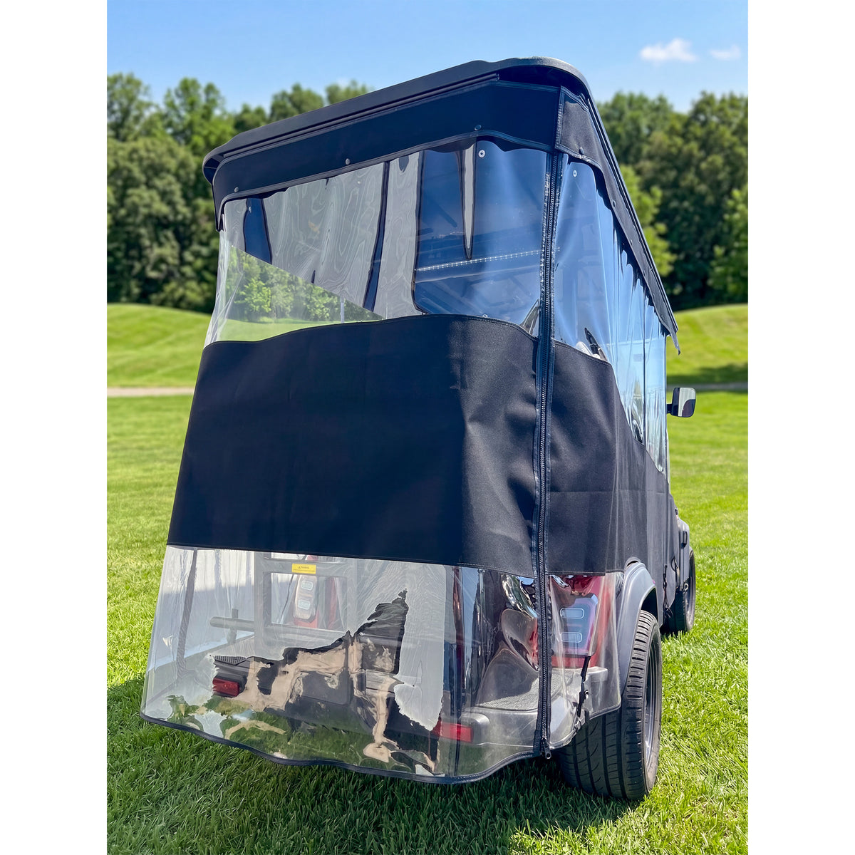 RedDot 6-Passenger Black Track Style Enclosure with Black Valance for ICON i60LX (Years 2026-Up)